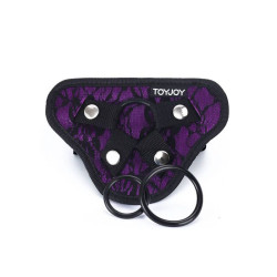 GET REAL - STRAP-ON-SPITZENGESCHIRR LILA – Produktansicht 2