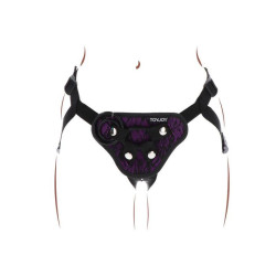GET REAL - STRAP-ON-SPITZENGESCHIRR LILA – Produktansicht 4