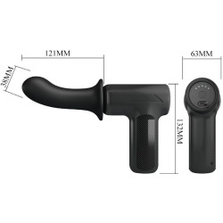 PRETTY LOVE - DJ DOCTOR MASSAGER 5 EINSTELLUNGEN SCHWARZ – Produktansicht 8