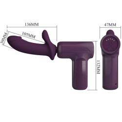 PRETTY LOVE - DJ SCHOLAR MASSAGER 5 EINSTELLUNGEN LILA – Produktansicht 8