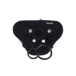GET REAL - STRAP-ON-DELUXE-GURT SCHWARZ – Produktansicht 3