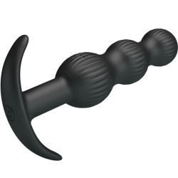 PRETTY LOVE - SIDNEY ANALVIBRATOR 10 VIBRATIONEN SCHWARZ – Produktansicht 4