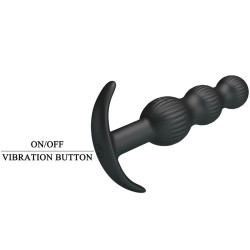 PRETTY LOVE - SIDNEY ANALVIBRATOR 10 VIBRATIONEN SCHWARZ – Produktansicht 9