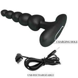 PRETTY LOVE - CORBAN ANALVIBRATOR 10 VIBRATIONEN SCHWARZ – Produktansicht 8