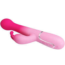 PRETTY LOVE - DEJON 3 IN 1 MULTIFUNKTIONS-RABBIT-VIBRATOR ROSA – Produktansicht 4