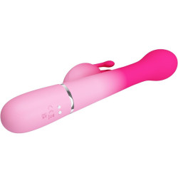 PRETTY LOVE - DEJON 3 IN 1 MULTIFUNKTIONS-RABBIT-VIBRATOR ROSA – Produktansicht 6