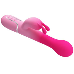 PRETTY LOVE - DEJON 3 IN 1 MULTIFUNKTIONS-RABBIT-VIBRATOR ROSA – Produktansicht 7