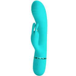 PRETTY LOVE - SCOCCO VIBRATOR RABBIT TÜRKIS – Produktansicht 3