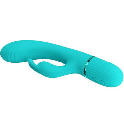 PRETTY LOVE - SCOCCO VIBRATOR RABBIT TÜRKIS – Produktansicht 5