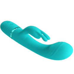 PRETTY LOVE - SCOCCO VIBRATOR RABBIT TÜRKIS – Produktansicht 6