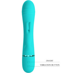 PRETTY LOVE - SCOCCO VIBRATOR RABBIT TÜRKIS – Produktansicht 9