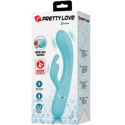 PRETTY LOVE - SCOCCO VIBRATOR RABBIT TÜRKIS – Produktansicht 11