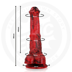 EPIC- DILDO VULCANUS NIGHT DRAGON – Produktansicht 3