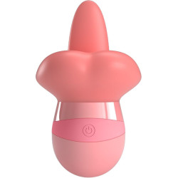 PRETTY LOVE - KYLEE ZUNGEN-KLITORIS-STIMULATOR 10 VIBRATIONEN NUDE PINK – Produktansicht 2