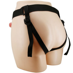 PRETTY LOVE - MAVIS HARNESS UNIVERSAL SLIP MIT DILDO 19 CM NATUR – Produktansicht 2