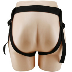 PRETTY LOVE - MAVIS HARNESS UNIVERSAL SLIP MIT DILDO 19 CM NATUR – Produktansicht 4