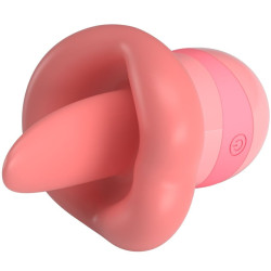 PRETTY LOVE - KYLEE ZUNGEN-KLITORIS-STIMULATOR 10 VIBRATIONEN NUDE PINK – Produktansicht 5