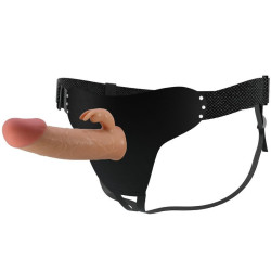 PRETTY LOVE - MAVIS HARNESS UNIVERSAL SLIP MIT DILDO 19 CM NATUR – Produktansicht 5