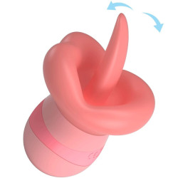 PRETTY LOVE - KYLEE ZUNGEN-KLITORIS-STIMULATOR 10 VIBRATIONEN NUDE PINK – Produktansicht 6