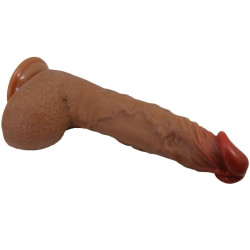 BAILE - SCHÖNER WILKS 5 EINSTELLUNGEN REALISTISCHER VIBRATOR 25 CM MULATO – Produktansicht 8