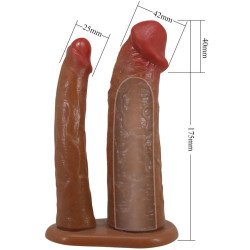 PRETTY LOVE - KEAVEN HARNESS SLIP UNIVERSAL & KOMFORTABEL DOPPELDILDO – Produktansicht 6