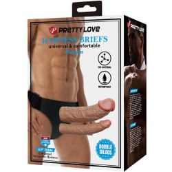 PRETTY LOVE - KEAVEN HARNESS SLIP UNIVERSAL & KOMFORTABEL DOPPELDILDO – Produktansicht 7