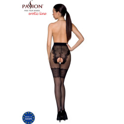 PASSION - TIOPEN 013 SCHWARZE STRUMPFHOSE – Produktansicht 2