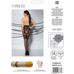 PASSION - TIOPEN 013 SCHWARZE STRUMPFHOSE – Produktansicht 5