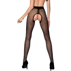 PASSION - TIOPEN 018 SCHWARZE STRUMPFHOSE – Produktansicht 4
