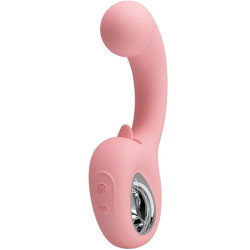PRETTY LOVE - ERYNNYES G-SPOT VIBRATOR + KLITORIS-STIMULATOR 10 VIBRATIONEN ROSA – Produktansicht 2