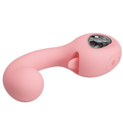 PRETTY LOVE - ERYNNYES G-SPOT VIBRATOR + KLITORIS-STIMULATOR 10 VIBRATIONEN ROSA – Produktansicht 5