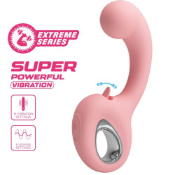 PRETTY LOVE - ERYNNYES G-SPOT VIBRATOR + KLITORIS-STIMULATOR 10 VIBRATIONEN ROSA – Produktansicht 6