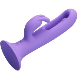 PRETTY LOVE - KILLMOULIS RABBIT VIBRATOR 12 VIBRATIONSMODI LILA – Produktansicht 3