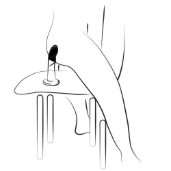 ROMP - PICCOLO SILIKONDILDO MIT DREIFARBIGEM SAUGAUFFANG 14 CM – D-245877 – Produktansicht 10