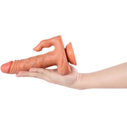 SHEQU - JULIAN DILDO UND KLITORISSTIMULATOR MIT VIBRATION UND FERNBEDIENUNG 16 CM – Produktansicht 9