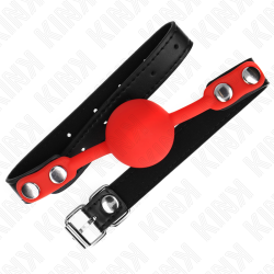 KINK - ROTER SILIKONBALL 4 CM KNEBEL 60 x 2 CM – Produktansicht 2