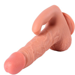 SHEQU - HAYDEN DILDO UND KLITORISSTIMULATOR MIT VIBRATION UND FERNBEDIENUNG 16 CM – Produktansicht 6