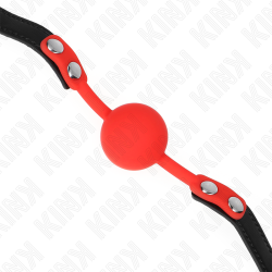 KINK - ROTER SILIKONBALL 4 CM KNEBEL 60 x 2 CM – Produktansicht 3