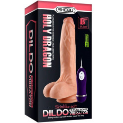 SHEQU - HOLY DRAGON VIBRATORDILDO MIT FERNBEDIENUNG 20,5 CM – Produktansicht 6
