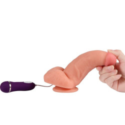 SHEQU - RED EAGLE VIBRATORDILDO MIT FERNBEDIENUNG 17 CM – Produktansicht 5