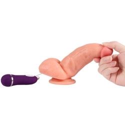 SHEQU - SOLDIER VIBRATOR DILDO MIT FERNBEDIENUNG 16 CM – Produktansicht 5
