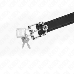 KINK - SILIKONBALL 4 CM KNEBEL MIT SCHLOSS 60 x 2 CM – Produktansicht 4