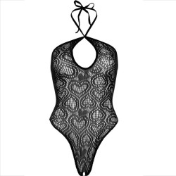 LEG AVENUE - NAHTLOSER NECKHOLDER-KÖRPER IN SCHWARZ – Produktansicht 6