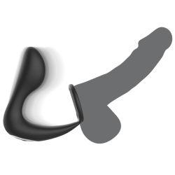 BLACK&SILVER - ANALMASSAGER MIT FERNBEDIENUNG, WIEDERAUFLADBARES SILIKON SCHWARZ – Produktansicht 4