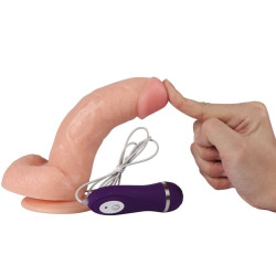 SHEQU - KASSADIN VIBRATORDILDO MIT FERNBEDIENUNG 17,5 CM – Produktansicht 6
