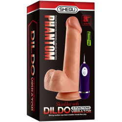 SHEQU - PHANTOM VIBRIERENDER DILDO MIT FERNBEDIENUNG 20 CM – Produktansicht 7