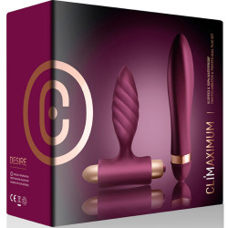 CLIMAXIMUM - DESIRE KIT TWISTED VIBRATOR + ANALPLUG – Produktansicht 5