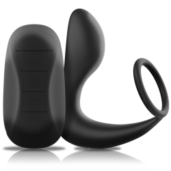 BLACK&SILVER - ANALMASSAGER MIT FERNBEDIENUNG, WIEDERAUFLADBARES SILIKON SCHWARZ – Produktansicht 5