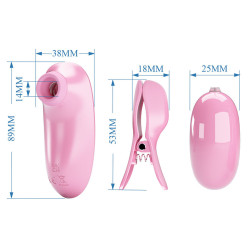 PRETTY LOVE - IMONIE 3-IN-1 MULTIFUNKTIONALES SET MIT SAUGNAPF, BRUSTWARZEN UND KLITORIS – Produktansicht 6