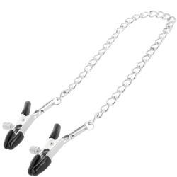DARKNESS - EINSTELLBARE NIPPELKLEMMEN AUS METALL – Produktansicht 3